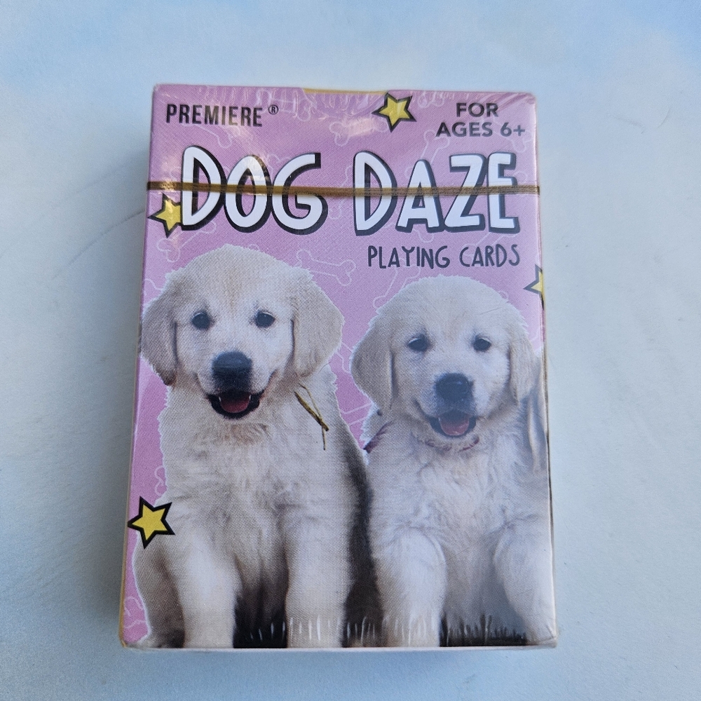 Y2k Dog Daze Kids playing cards girls boys kids playing cards kid level
